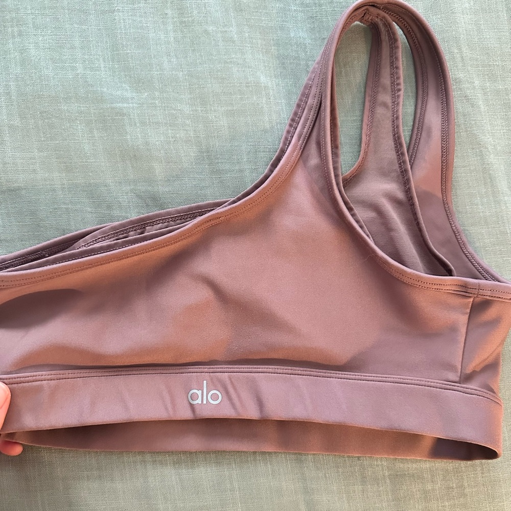 Alo one shoulder sports bra